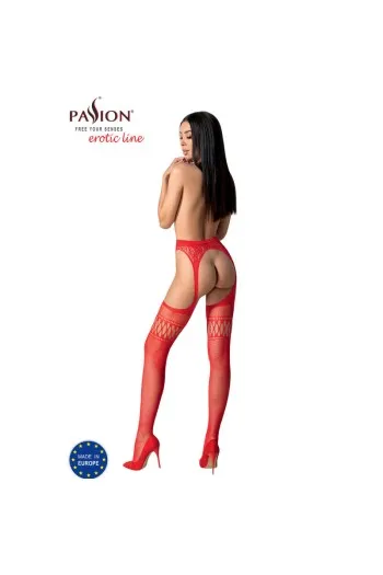 PASSION Open-Back Stockings - Elegance and Seduction in One Size