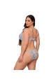 Blue Floral Lace Bra Set - Elegant and Sensual