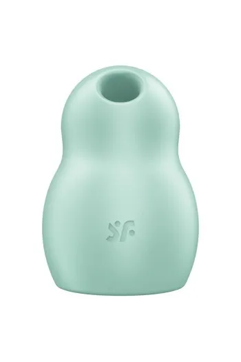 Dual pulse air vibrator for on-the-go pleasure