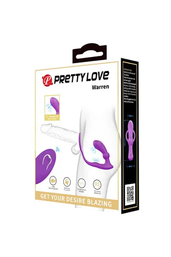 Anello Penieno con Plug Anale e Telecomando - Stimolazione Completa