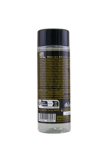 Amber & Musk Massage Oil - Luxury Relaxation Experience