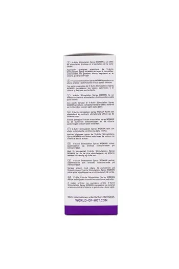 Spray Stimolante per Piacere Femminile Intenso