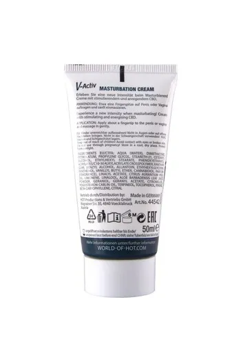 Crema stimolante al CBD per piacere intenso