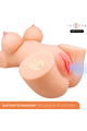 Deep Touch Torso with Vagina and Anus, Suction, Heat, Vibration and Voice 5.5 kg