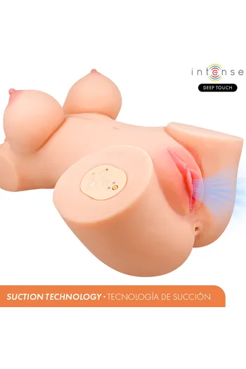 Deep Touch Torso with Vagina and Anus, Suction, Heat, Vibration and Voice 5.5 kg