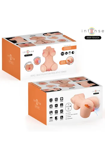 Deep Touch Torso with Vagina and Anus, Suction, Heat, Vibration and Voice 5.5 kg
