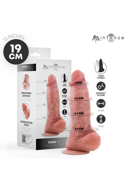 MR INTENSE - Spencer Small Ultrarealistic Dildo with Testicles 19 cm