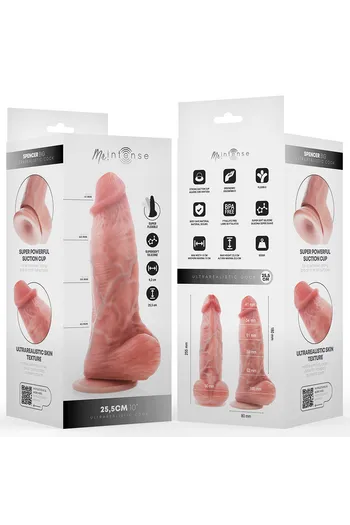 MR INTENSE Spencer Dildo Ultrarealistico con Testicoli, Silicone 25,5 cm Diametro 6,2 cm