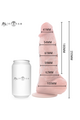 MR INTENSE Spencer Ultrarealistic Dildo with Testicles, Silicone 25.5 cm Diameter 6.2 cm