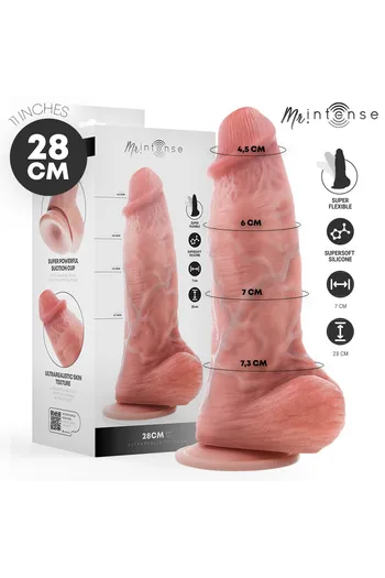 MR INTENSE Spencer Extrabig Dildo in Silicone, 28 cm, Diameter 7.3 cm