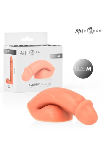 Packer Pene Realistico con Testicoli Flaccido - Talla M
