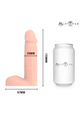 Realistic Flaccid Penis Packer with Testicles - Size M