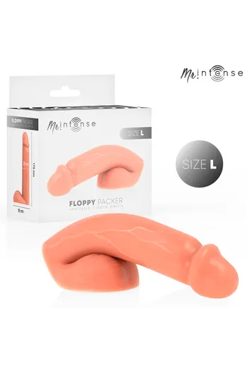Realistic Flaccid Penis Packer with Testicles - Size L