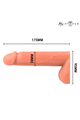 Realistic Flaccid Penis Packer with Testicles - Size L