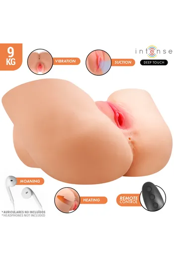 INTENSE Deep Touch: Masturbatore iperrealista con vibrazione e calore