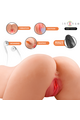 INTENSE Deep Touch: Masturbatore iperrealista con vibrazione e calore