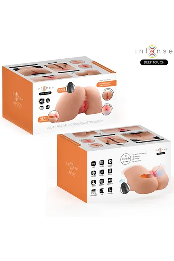 INTENSE Deep Touch: Masturbatore iperrealista con vibrazione e calore