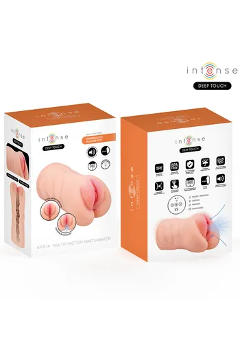 Masturbatore vaginale iperrealistico con vibrazione e suzione