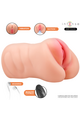 Hyperrealistic vaginal masturbator with vibration and suction