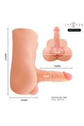 INTENSE DEEP TOUCH - DAMIEN TORSO CON ANO E DILDO REALISTICO CON TELECOMANDO A SPINTA E VIBRAZIONE 3,5 KG