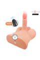 INTENSE DEEP TOUCH - DAMIEN TORSO WITH ANUS AND REALISTIC DILDO WITH PUSHING AND VIBRATION REMOTE CONTROL 3.5 KG