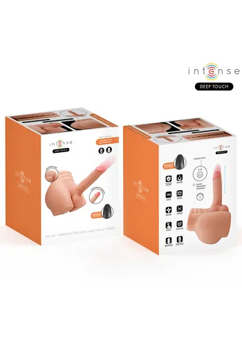 Masturbatore iperrealistico INTENSE con vibrazione e sistema push