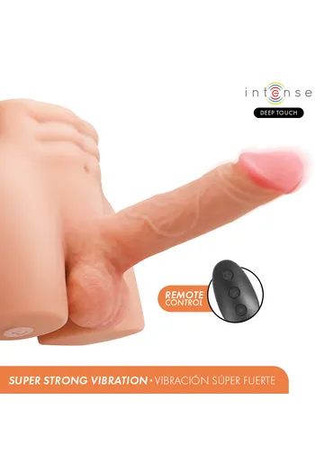 Masturbatore iperrealistico INTENSE con vibrazione e sistema push
