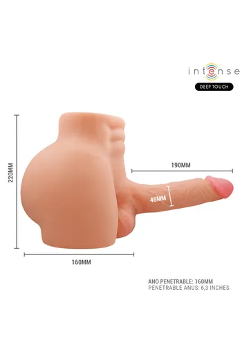 Hyperrealistic INTENSE masturbator with vibration and thrust system