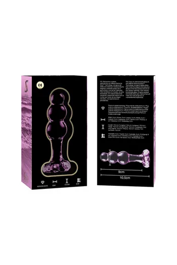 Plug Anale in Vetro Borosilicato - Esperienza di Lusso