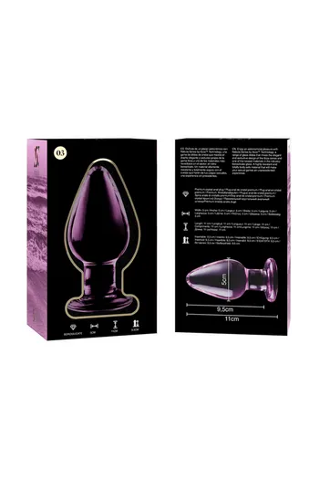 Plug Anale in Vetro Borosilicato - Esperienza di Lusso