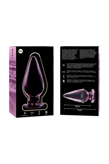 Plug Anale in Vetro Borosilicato - Esperienza Sensuale Premium