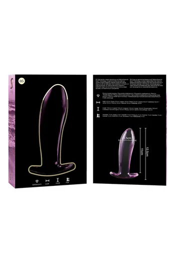 Plug Anale in Vetro Borosilicato - Esperienza di Lusso