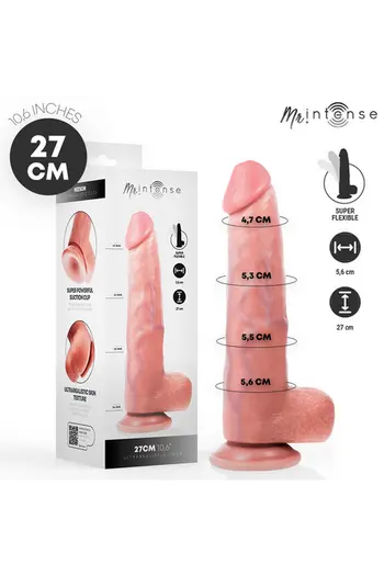MR INTENSE Neeson Dildo Realistico con Testicoli 27 cm Diametro 5,6 cm