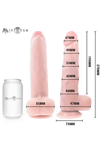 MR INTENSE Neeson Dildo Realistico con Testicoli 27 cm Diametro 5,6 cm
