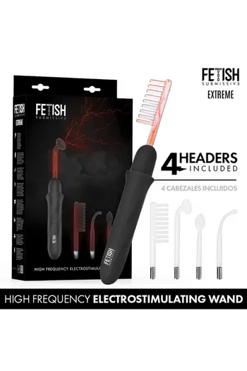 Fetish Submissive Electro Stimulation Wand Vibrator