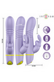Rabbit Stimulator with Thrusting Motion - Realistic Pleasure