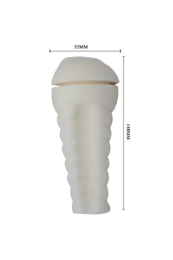 Masturbatore maschile con design a vagina