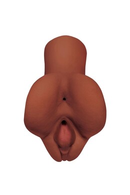 Pick Your Pleasure Double Masturbator Brown