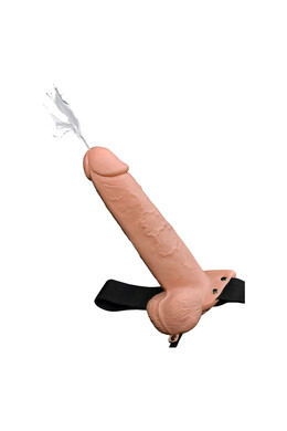 Harness with Realistic Ejaculating Dildo 22.9 cm