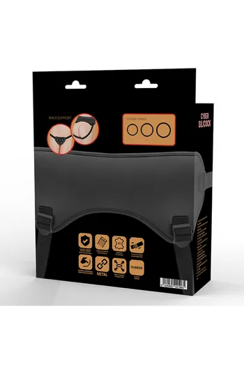 Cinghia Strap-on con 3 Anelli in Silicone