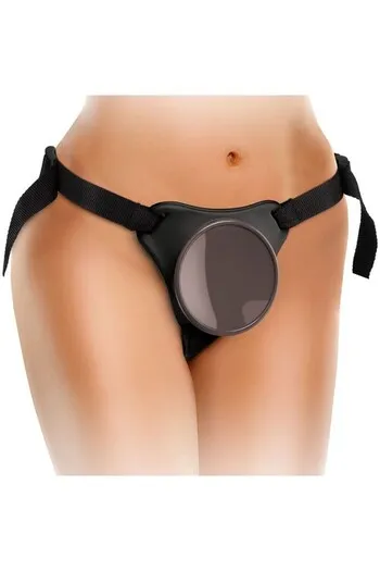 Kit Imbracatura Regolabile Elite Deluxe con Anello con Testicoli e Dildo 20.3 cm